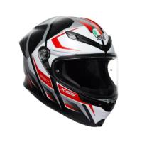 AGV Шлем K6 S 2206 Karve Matt Black/White/Red в Калиниграде