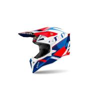 Airoh Мотошлем Wraaap Feel Blue/Red Glossy в Калиниграде