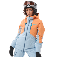 Dragonfly Куртка горнолыжная утепленная Gravity Woman 2025 Mock Orange-Light Blue в Калиниграде