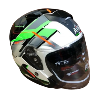 AiM Шлем JK526 Fluo-Green/White/Black в Калиниграде