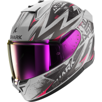 Shark Шлем D-Skwal 3 Blast-R Mat Silver/Violet/Black в Калиниграде