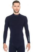 Brubeck Футболка мужская дл.рукав Wool Merino 78% Темно-Синий в Калиниграде