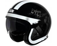 IXS Мотошлем открытый iXS 880 2.2 черно-серебристый в Калиниграде