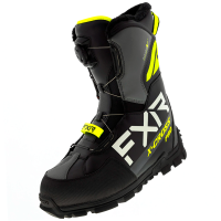 FXR Ботинки снегоходные X-Cross Pro BOA с утеплителем Black/Hi Vis в Калиниграде