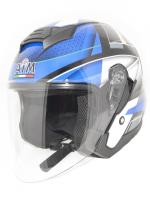 AiM Шлем открытый JK526 Blue/Grey/Black в Калиниграде