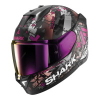 Shark Шлем Skwal i3 Hellcat Mat Black/Chrome/Violet в Калиниграде