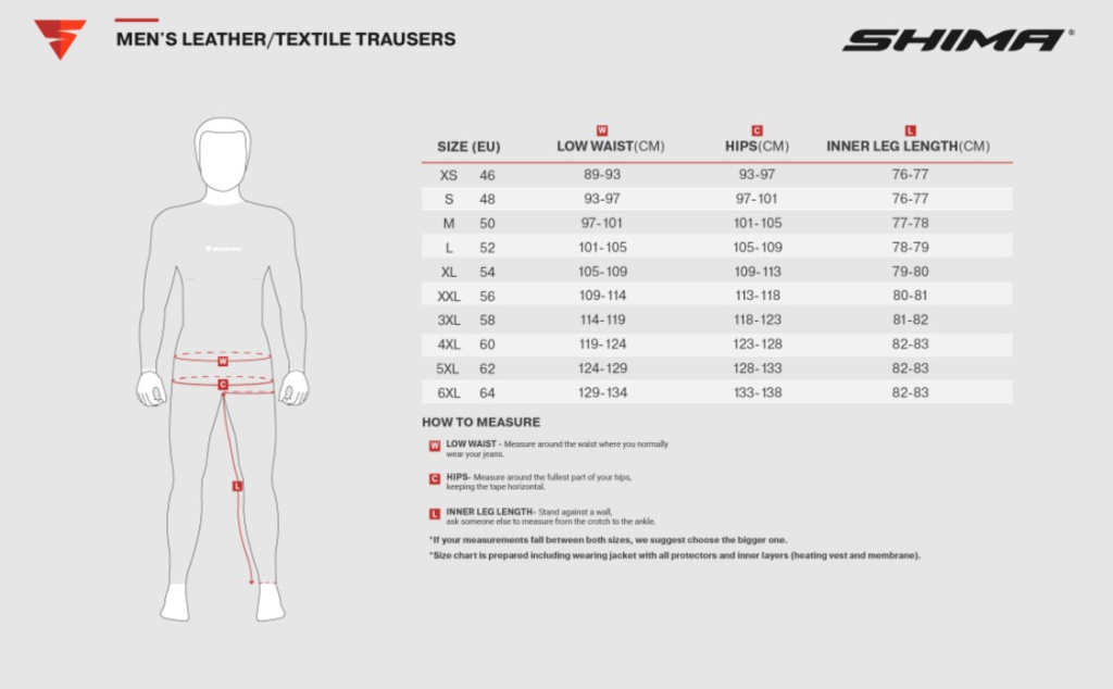 Shima штаны Стандарт муж