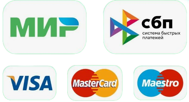 Логотипы платёжных систем