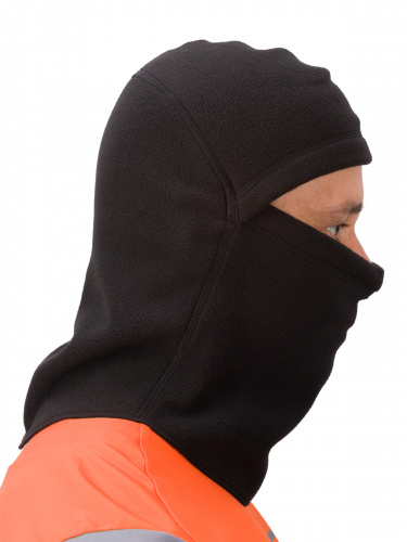 MotoLike Подшлемник супертеплый флисовый Якутия Черный в Калиниграде