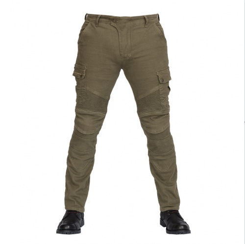 MadBull Мотобрюки Cargo JS Stretch Olive в Калиниграде