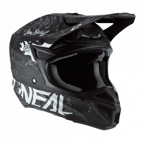 ONEAL Кроссовый шлем 5Series HR Черный/Белый в Калиниграде