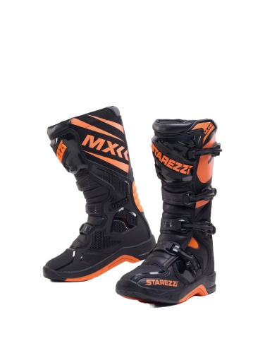 Starezzi Мотоботы Milano Black/Orange в Калиниграде