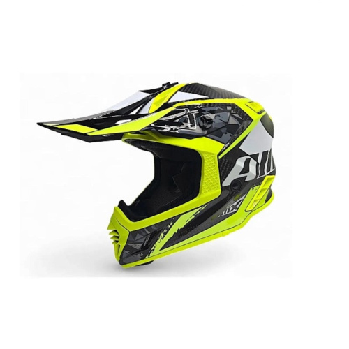 AiM Шлем RH855 Carbon Terrain Black/Yellow в Калиниграде