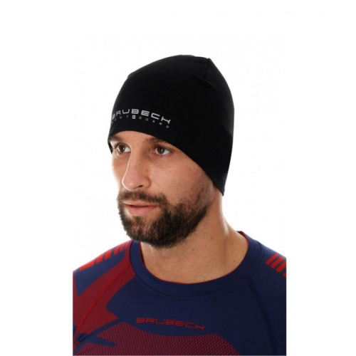 Brubeck Шапка шерстяная Active Wool Черная в Калиниграде
