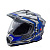 AIM Шлем кросс/эндуро JK802S Blue/Grey/Black в Калиниграде