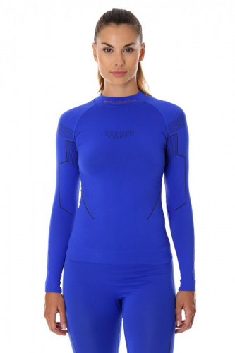 Brubeck Футболка женская с длинным рукавом Thermo Кобальт в Калиниграде