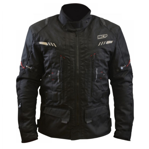 MCP Мотокуртка мужская туристическая Traveller черно-красный в Калиниграде