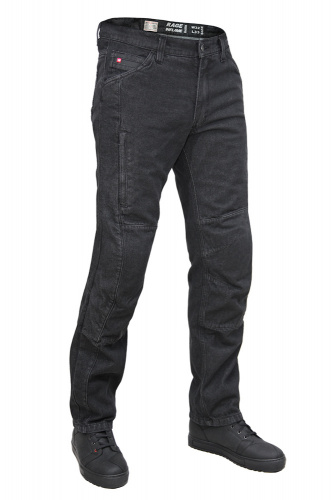 Inflame Мотоджинсы мужские Rage Dark черные в Калиниграде