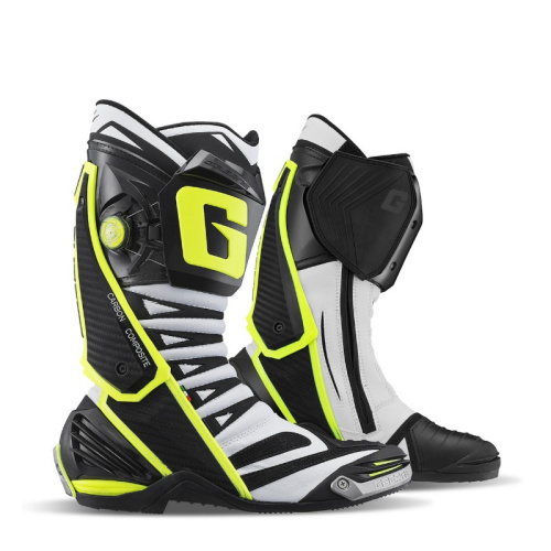 Gaerne Мотоботы GP1 Evo White/Black/Yellow в Калиниграде