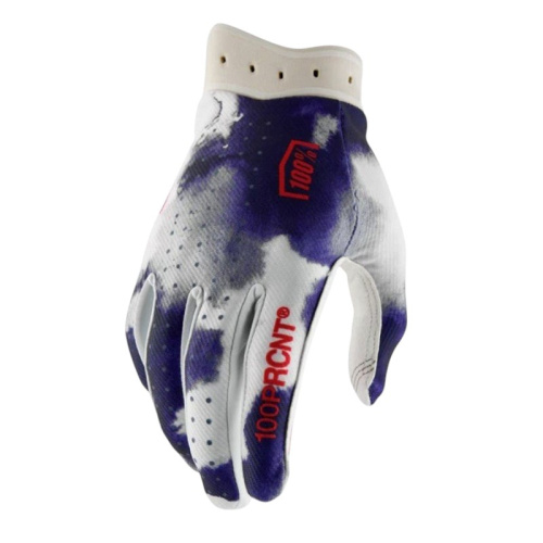 100% Мотоперчатки текстильные ITrack Blue/White 2026 в Калиниграде