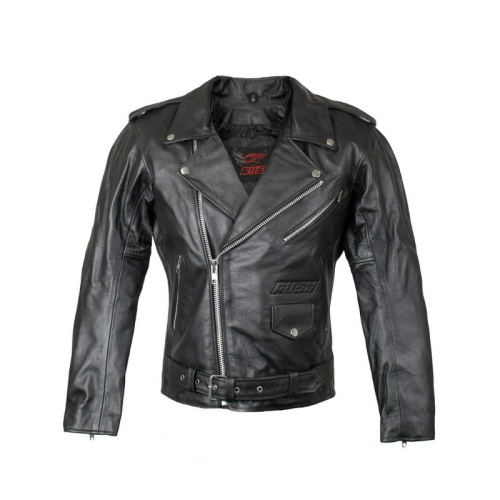 Rush Мотокуртка Rocker кожа Черный в Калиниграде