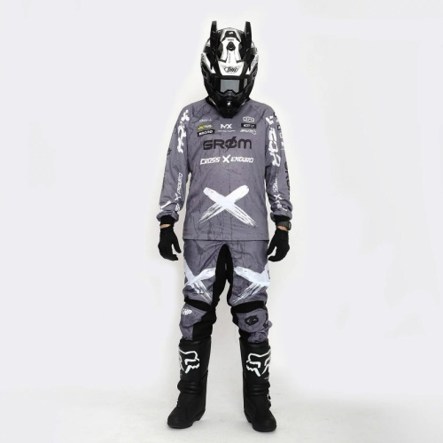 Grom Штаны кроссовые X Gray в Калиниграде