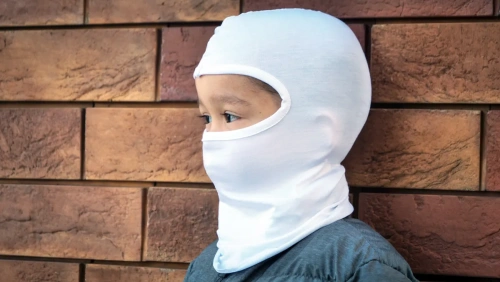 MotoLike Подшлемник детский Хлопок/Эластан Белый в Калиниграде