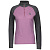 Scott Термокофта женская  Zip Defined Merino dark grey melange/cassis pink в Калиниграде