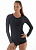 Brubeck Футболка женская дл.рукав Comfort Wool Черный в Калиниграде