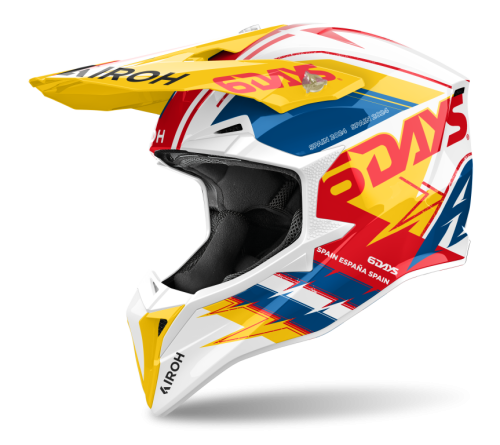 Airoh Мотошлем Wraaap Sixdays Spain 2024 Glossy в Калиниграде