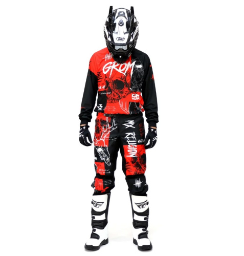 Grom Джерси + штаны MX Religion red в Калиниграде