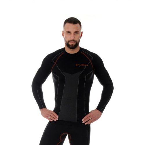 Brubeck Футболка мужская Thermo Protect черный в Калиниграде