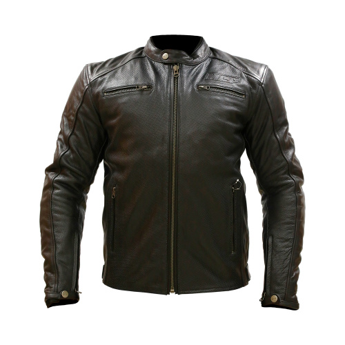 MCP Мотокуртка кожаная классическая Arizona Air Черная в Калиниграде