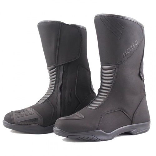 Moteq Кожаные мотоботы Phantom black в Калиниграде