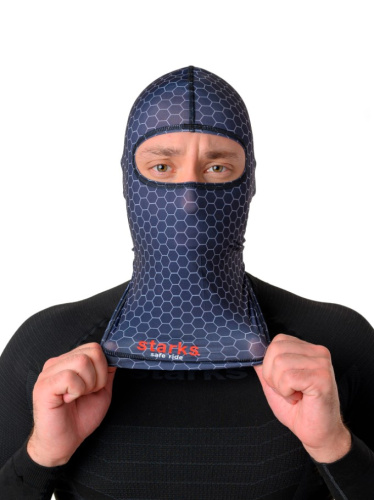 Starks Подшлемник Light Print Moto Черный принт в Калиниграде